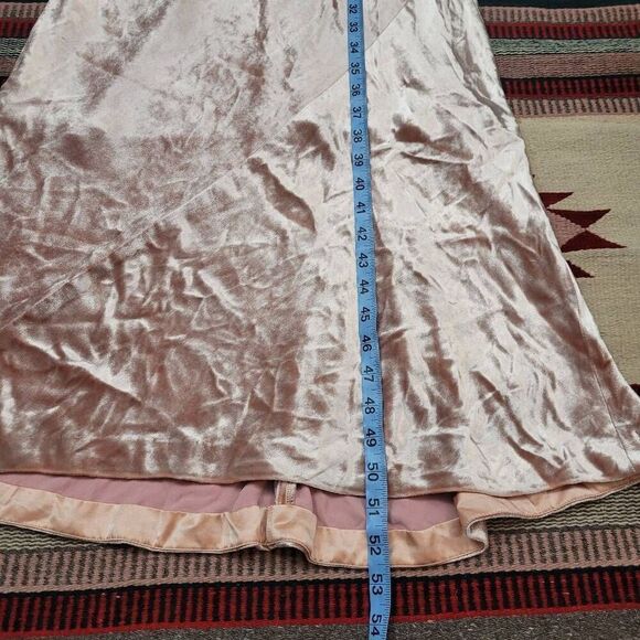 A.L.C. Annex Slip Silk Blend Midi Dress Sz 6 Pink Rose Gold Pull On Sexy Luxury - Picture 11 of 11